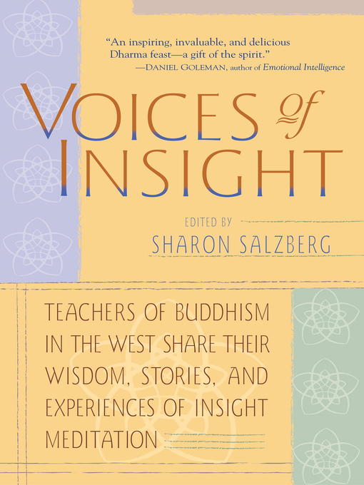 Title details for Voices of Insight by Sharon Salzberg - Available